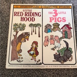 Storyteller: Little Red Riding Hood & The 3 Little Pigs Illustrated Record